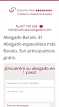 Mobile Screenshot of abogadobarato.net